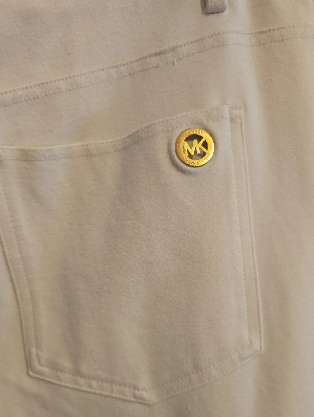 Michael Kors Neutral Cream Waistband‎ Trousers